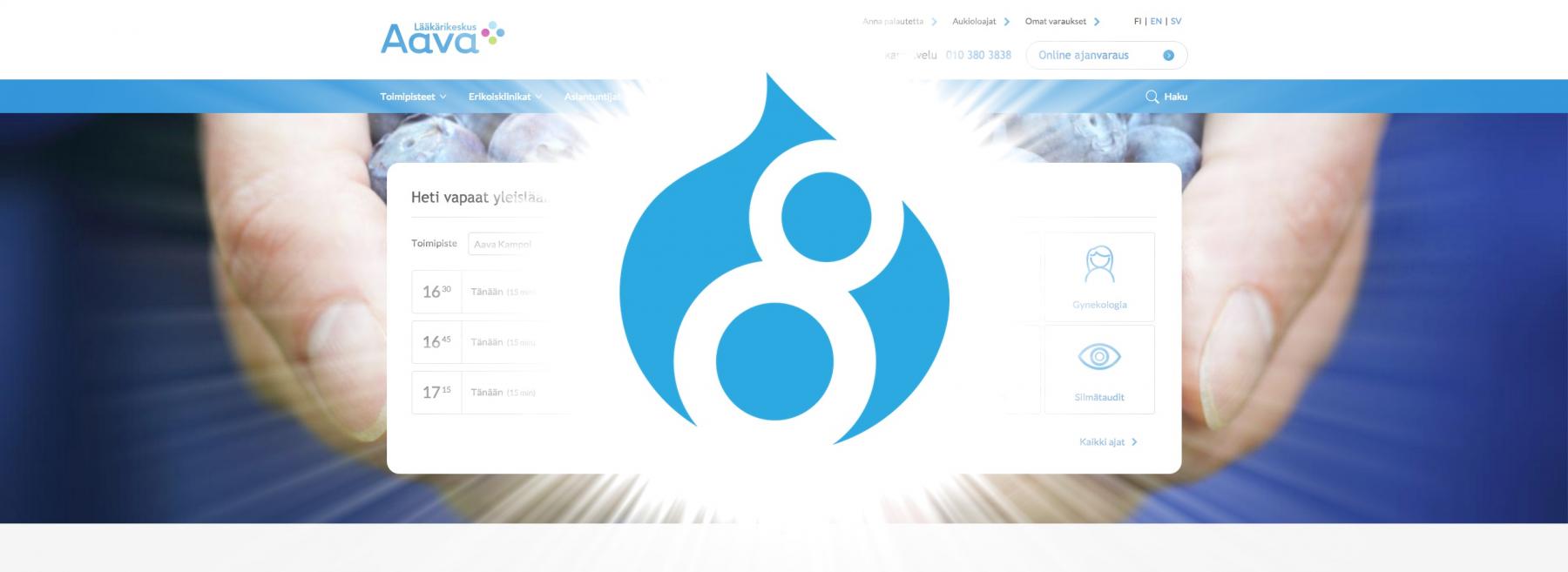 Druid's first Drupal 8 site