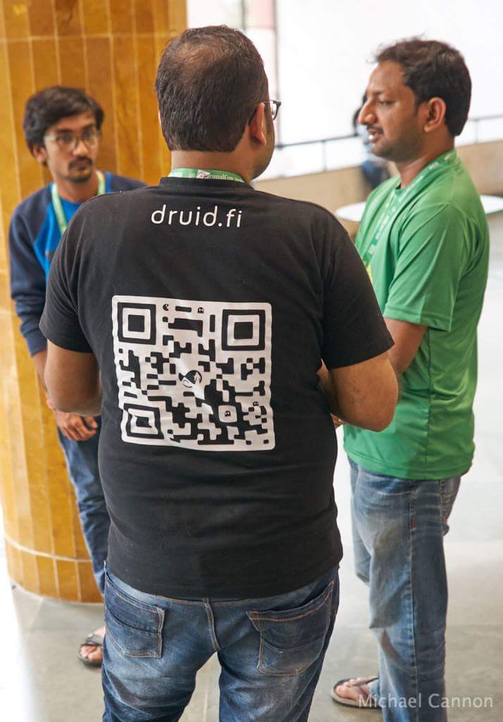 Druid t-shirt at DrupalCon Asia 2016