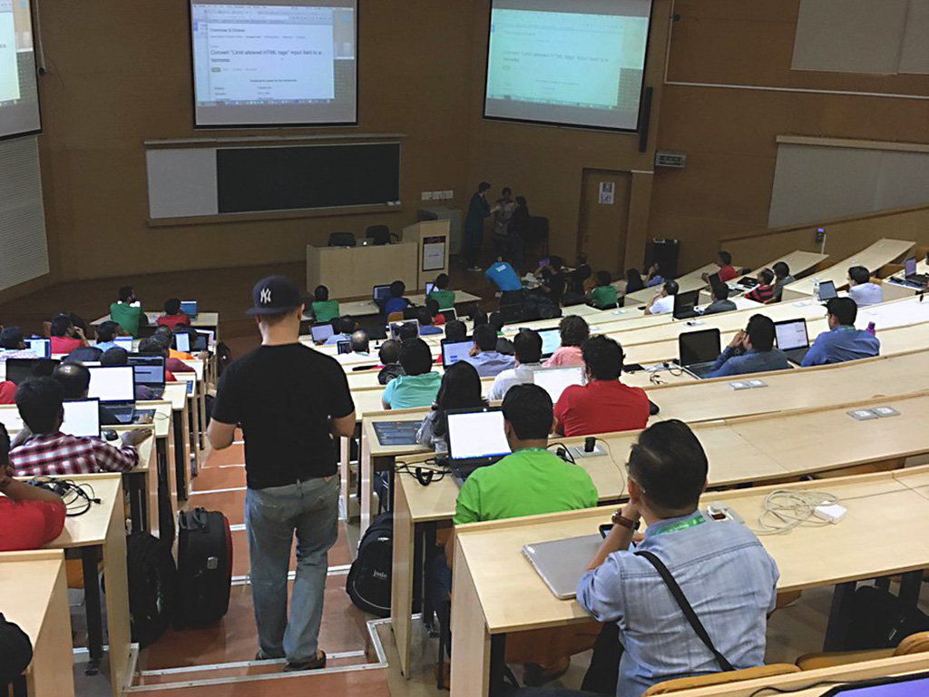 First-time sprinters room at DrupalCon Asia 2016