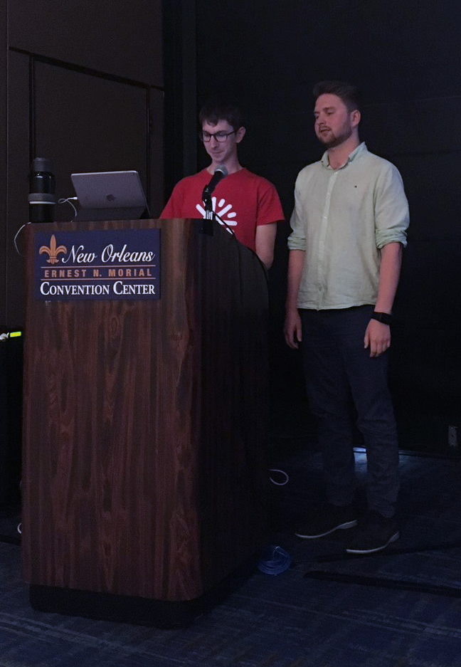 Lauri Eskola ja Scott Reeves presentoivat DrupalCon New Orleansissa