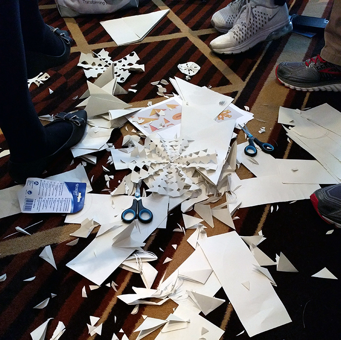 Lean Startup Snowflakes at Global Scrum Gathering Munich