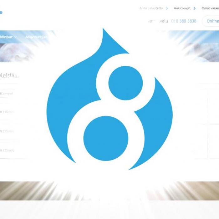 Druidin ensimmäinen Drupal 8 -sivusto