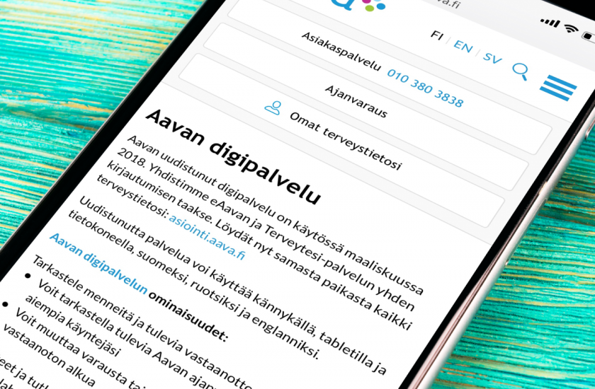 Aava Terveytesi screenshot