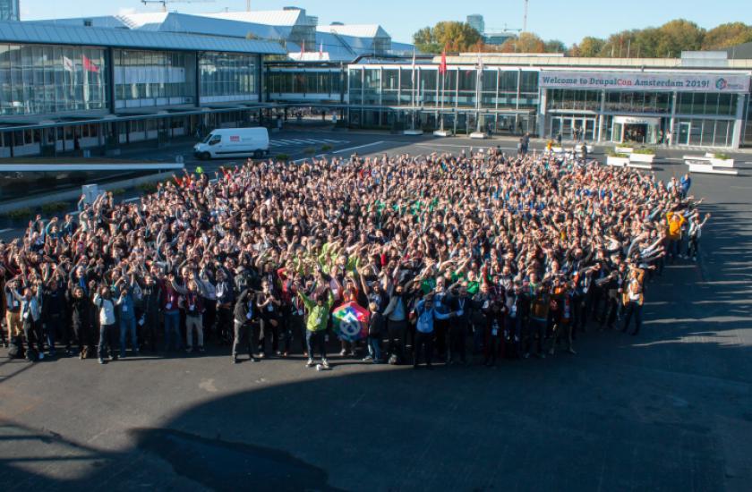 DrupalCon Amsterdam 2019 group photo