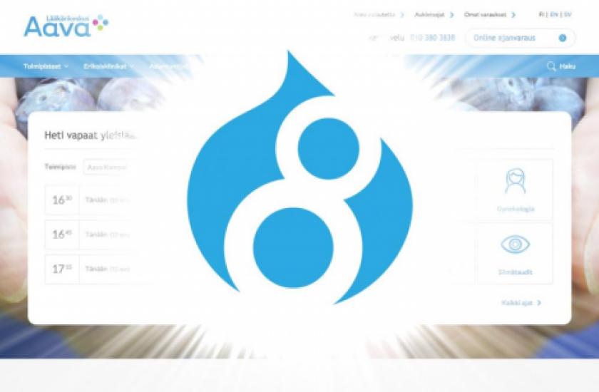 Druid's first Drupal 8 site